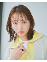 リトル 旭川(little)&nbsp;顔まわりカット×ニュアンスパーマ風スタイル