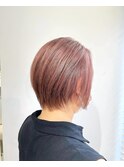 韓国ヘアハッシュカットダブルハイライトカラー【Lapista池袋】