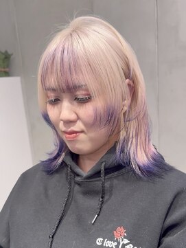 ソルノエル(SOL.noel) 【shuga】ホワイトベージュ×エンドラベンダー