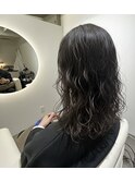 メンズロングラフパーマ