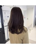 イメチェン/ツヤ髪/くすみブラウン/前髪/表参道/原宿