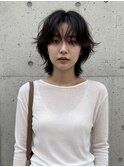 レイヤーボブヘアカラーバレイヤージュ50代くるみちゃんヘア