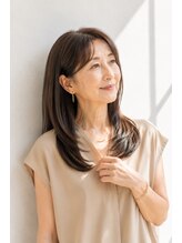 アッシュ 中野坂上店(Ash) 大人女性の艶髪ナチュラルストレート