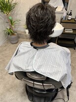 グローブ バーバー(GROVE BARBER)&nbsp;ニュアンスパーマ　メンズパーマ　フェザーパーマ