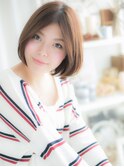 【シンプルカワイイ☆まろやかボブ】