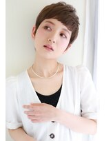 ネオリーブ ジューク 日吉店(Neolive JuQ)&nbsp;【日吉 neoliveJuQ】重めバング　ベリーショート　ひし形