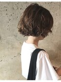 モテ可愛いふんわりボブ
