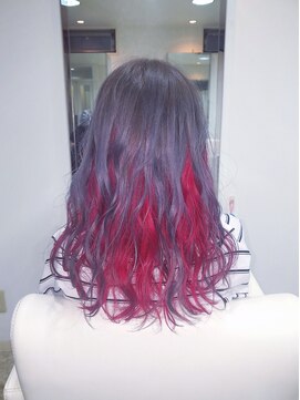 メルマードバーベル(Mermard Bavel) シルバー×原色カラー（赤）