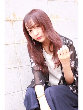 ヘアースペースシャルム (HAIR SPACE Charme) 【Charme】 ラベンダーピンク × ゆるめ抜け感ロング