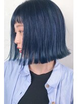 アイニティ(Inity)&nbsp;☆Inity☆ブルーブラック×切りっぱなしボブ