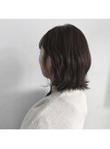 ハイライト 切りっぱなしボブ ミニマムボブ ワンレンボブ☆