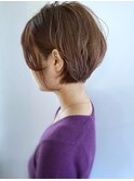 大人美人★可愛い丸み春ショートボブ★【el CERCA高田馬場】