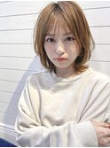 【December】大人かわいい ミディアムレイヤー ブランジュ