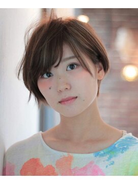 アズグロウ エクラ(AS GROW 'eclat) ニュアンスが決め手！小顔ショート☆　【熊本市東区/帯山/長嶺】