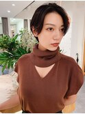 ナチュラルショートボブ