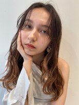 ローウェ 名駅(Louwe)&nbsp;透明感,小顔ウェーブオリーブベージュカラー[名駅/名古屋駅前]