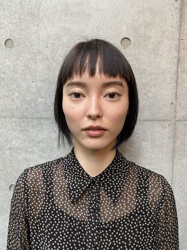 ネオリーブルカ 御茶ノ水店(Neolive Luca) 短め前髪/ショートバング/ダークカラー