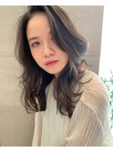 【THREEbyKEEP、尾山台】レイヤーロング×透明感カラー