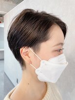 シアン(CYAN) 【CYAN】#20代30代#ひし形#丸みショート#ベージュ#大人かわいい
