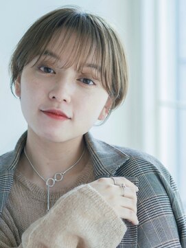 ガーデン タチカワ(garden tachikawa) 束感ショート×シルキーベージュ