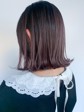 アイティーバイアルバム 下北沢店(IT by ALBUM) シャドールーツ_アースカラーくびれヘアツートンカラー_ba363101