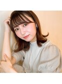 ナチュラルな動きと親しみを感じる愛されヘア