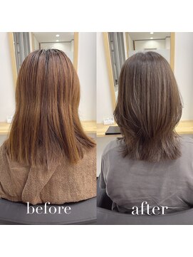 リアン 四条大宮店(Lien) 『髪質改善』カラーエステ（白髪染め、グレイカラー対応）