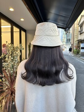 フラム 渋谷(flamme) ラベンダーグレー＊ブリーチ一回