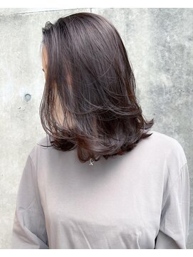 グロウバイニューヨークニューヨーク(Grow by NYNY) 【打越】ミディアム×ダークグレージュ