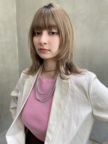 ロイジー(roijir) 表参道roijir ウルフミディアム×ハイトーンベージュ