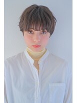 【Gallica】透明感オリーブベージュ/大人ハンサムショート