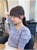 小顔おくれ毛カット