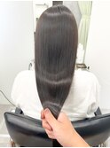 うる艶/髪質改善/暗髪/グレージュ/プレミアムケアカラー