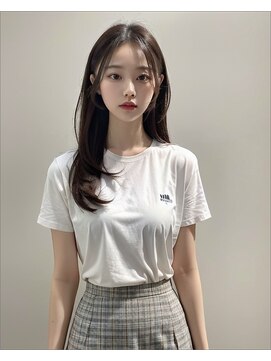 ソアバイリコヘアー(soar by LiCO Hair) 韓国人風×フロントレイヤースタイル