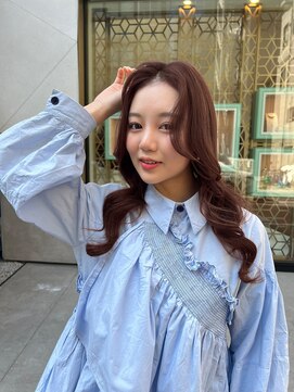 アミー 駒澤(Ammy komazawa) モテ髪韓国風パーマ×ココアブラウン