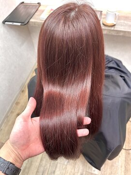 シュガー バイ エクラート 立川南口店(SUGAR by ECLART) 【髪質改善】ワンブリーチベリーピンク【立川】