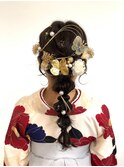 【BelleCoupes】卒業式 袴着付けヘアアレンジ