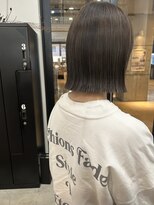 リンダ(LINDA)&nbsp;ハイライト/デザインカラー/切りっぱなしボブ[札幌美容室LINDA]