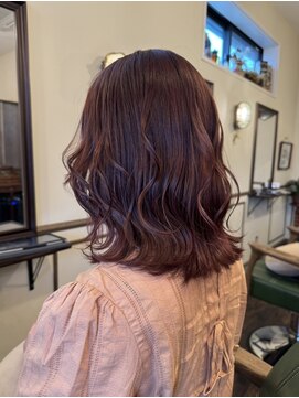 オーリー 上里本庄店(OLLIE) ブリーチ無しのベリーピンク◎