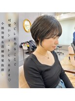トッカ ヘアアンドトリートメント 難波店&nbsp;小顔似合わせカット愛されクールショート20代/30代40代50代/難波