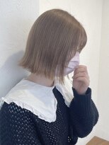 フィーユアンウル 梅田茶屋町(fille en uru.)&nbsp;ボブ×ミルクティーベージュ