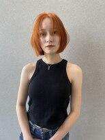 シーク 天神(SEEK)&nbsp;オレンジカラー/トリートメント/ボブカット/ハイトーン