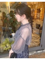 マメ(mame)&nbsp;ヘアセット/あみおろし/ロングヘア