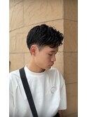 メンズショート/パーマ風