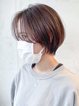 シオン(shion) オリーブカラー秋色透明感カラーくすみベージュ小顔_ba354161