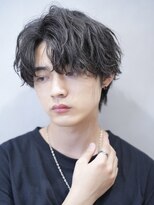 ランズサンズ 表参道(runsuns)&nbsp;センターパート スパイラルパーマ メンズパーマ