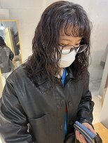 コフィー バイ メルト 吉祥寺(cofy by melt)&nbsp;【三ツ井純】20代ニュアンスパーマ 前髪パーマ 無造作 黒髪