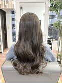 ブリーチなしシアーグレージュ