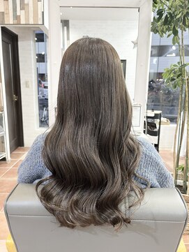 リゴレット 春日部東口店(RIGOLETTO) ブリーチなしシアーグレージュ