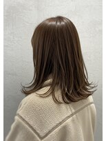 アントワープトーキョー(antwerp TOKYO)&nbsp;30代40代50代外はねミディアムレイヤー髪質改善酸性ストレート